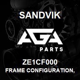 ZE1CF000 Sandvik FRAME CONFIGURATION, NON-HANDED | AGA Parts