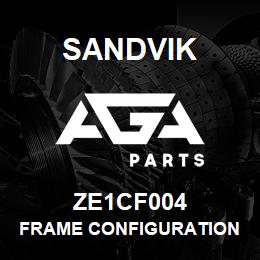 ZE1CF004 Sandvik FRAME CONFIGURATION 1650 NONHANDED | AGA Parts