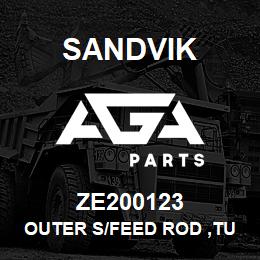 ZE200123 Sandvik OUTER S/FEED ROD ,TUBE | AGA Parts