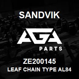 ZE200145 Sandvik LEAF CHAIN TYPE AL844 1650 PAIR | AGA Parts