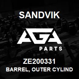 ZE200331 Sandvik BARREL, OUTER CYLINDER | AGA Parts