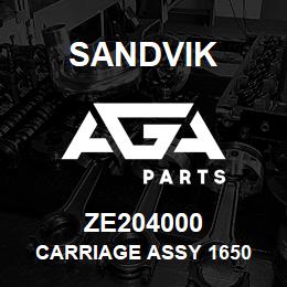 ZE204000 Sandvik CARRIAGE ASSY 1650 | AGA Parts