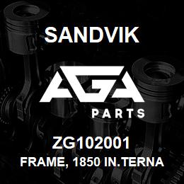 ZG102001 Sandvik FRAME, 1850 IN.TERNALLY PORTED | AGA Parts