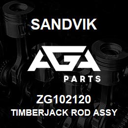 ZG102120 Sandvik TIMBERJACK ROD ASSY RB ZG102320 RB | AGA Parts