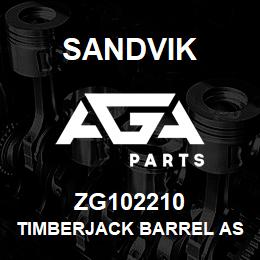 ZG102210 Sandvik TIMBERJACK BARREL ASSY RB ZG102110RB | AGA Parts