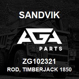 ZG102321 Sandvik ROD, TIMBERJACK 1850 | AGA Parts