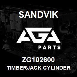 ZG102600 Sandvik TIMBERJACK CYLINDER | AGA Parts