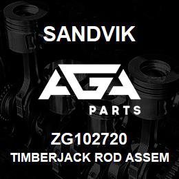 ZG102720 Sandvik TIMBERJACK ROD ASSEMBLY | AGA Parts