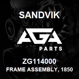 ZG114000 Sandvik FRAME ASSEMBLY, 1850 - L/H (SUIT GRI | AGA Parts