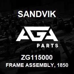 ZG115000 Sandvik FRAME ASSEMBLY, 1850 R/H (SUIT GRIPP | AGA Parts