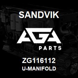 ZG116112 Sandvik U-MANIFOLD | AGA Parts