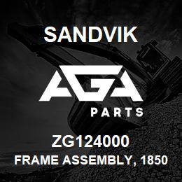 ZG124000 Sandvik FRAME ASSEMBLY, 1850 L/H OUTER | AGA Parts