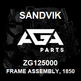 ZG125000 Sandvik FRAME ASSEMBLY, 1850 R/H OUTER | AGA Parts