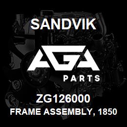 ZG126000 Sandvik FRAME ASSEMBLY, 1850 L/H INNER | AGA Parts