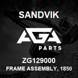 ZG129000 Sandvik FRAME ASSEMBLY, 1850, R/HAND (SUIT G | AGA Parts