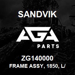 ZG140000 Sandvik FRAME ASSY, 1850, L/HAND, SUIT HILTI 2S | AGA Parts