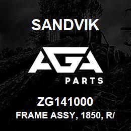 ZG141000 Sandvik FRAME ASSY, 1850, R/HAND, SUIT HILTI 2S | AGA Parts