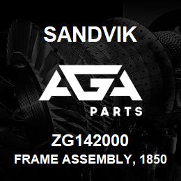 ZG142000 Sandvik FRAME ASSEMBLY, 1850 L/HAND | AGA Parts