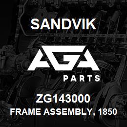 ZG143000 Sandvik FRAME ASSEMBLY, 1850 R/HAND | AGA Parts