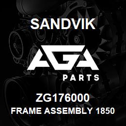 ZG176000 Sandvik FRAME ASSEMBLY 1850 L/H | AGA Parts