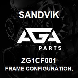 ZG1CF001 Sandvik FRAME CONFIGURATION, 1850 R/H | AGA Parts