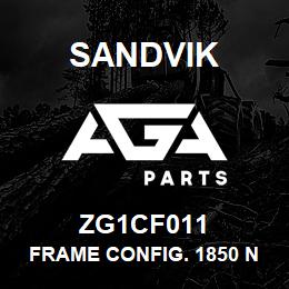 ZG1CF011 Sandvik FRAME CONFIG. 1850 NON-HANDED | AGA Parts