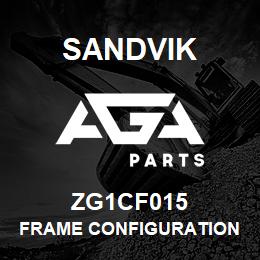 ZG1CF015 Sandvik FRAME CONFIGURATION 1850 | AGA Parts