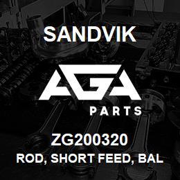 ZG200320 Sandvik ROD, SHORT FEED, BALANCED | AGA Parts