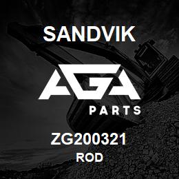 ZG200321 Sandvik ROD | AGA Parts