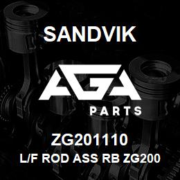 ZG201110 Sandvik L/F ROD ASS RB ZG200310 RB | AGA Parts