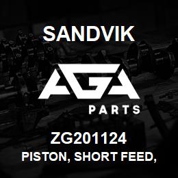 ZG201124 Sandvik PISTON, SHORT FEED, ROD, SS1120, 120 | AGA Parts