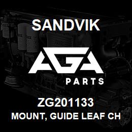 ZG201133 Sandvik MOUNT, GUIDE LEAF CHAIN, FLATBAR, SS | AGA Parts