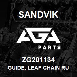 ZG201134 Sandvik GUIDE, LEAF CHAIN RUNNER, BRASS FL | AGA Parts