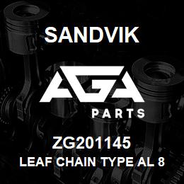 ZG201145 Sandvik LEAF CHAIN TYPE AL 844 | AGA Parts