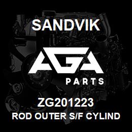 ZG201223 Sandvik ROD OUTER S/F CYLINDER | AGA Parts