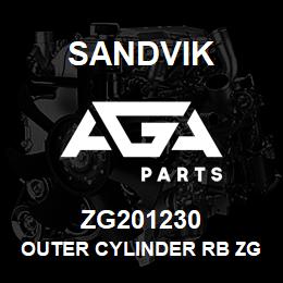 ZG201230 Sandvik OUTER CYLINDER RB ZG200330 RB | AGA Parts