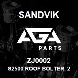 ZJ0002 Sandvik S2500 ROOF BOLTER, 2050, R/H INNEROP | AGA Parts