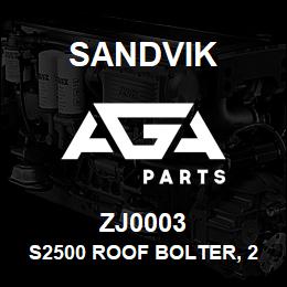 ZJ0003 Sandvik S2500 ROOF BOLTER, 2050, L/H INNEROP | AGA Parts