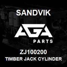 ZJ100200 Sandvik TIMBER JACK CYLINDER ASSEMBLY | AGA Parts