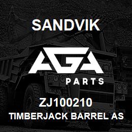 ZJ100210 Sandvik TIMBERJACK BARREL ASSY 2050 | AGA Parts