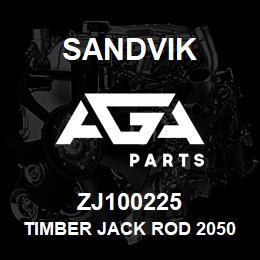 ZJ100225 Sandvik TIMBER JACK ROD 2050 RB ZJ102321 RB | AGA Parts