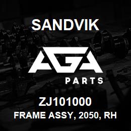 ZJ101000 Sandvik FRAME ASSY, 2050, RH OUTER/LH INNER | AGA Parts