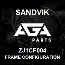 ZJ1CF004 Sandvik FRAME CONFIGURATION 2050 | AGA Parts