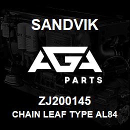 ZJ200145 Sandvik CHAIN LEAF TYPE AL844 - PAIR | AGA Parts