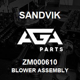 ZM000610 Sandvik BLOWER ASSEMBLY | AGA Parts