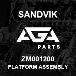 ZM001200 Sandvik PLATFORM ASSEMBLY | AGA Parts