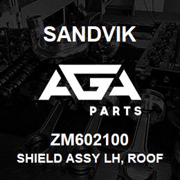 ZM602100 Sandvik SHIELD ASSY LH, ROOFBOLTER MOUNT | AGA Parts