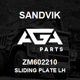 ZM602210 Sandvik SLIDING PLATE LH | AGA Parts