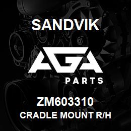 ZM603310 Sandvik CRADLE MOUNT R/H | AGA Parts