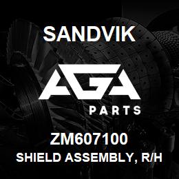 ZM607100 Sandvik SHIELD ASSEMBLY, R/HAND | AGA Parts